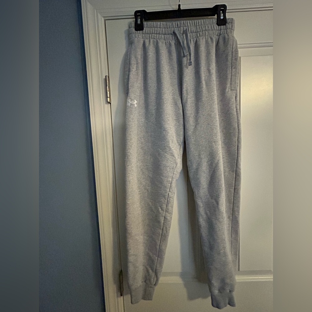 Under Armour Light Gray Fleece Pants-Brand New!